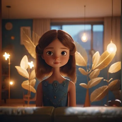 cinderella,belle,the little girl's room,elsa,coraline,a girl in a dress,Photography,General,Cinematic