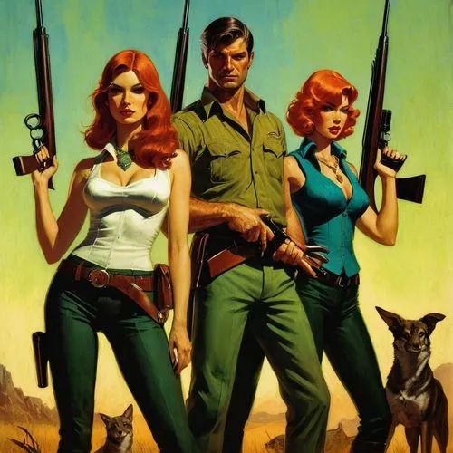 smith and wesson,pistols,revolvers,rifleman,holding a gun,western film,birds of prey,italian poster,western,girl with a gun,wild west,redheads,guns,spy visual,firearms,pathfinders,spy,gunfighter,rangers,sheriff,Illustration,Paper based,Paper Based 18