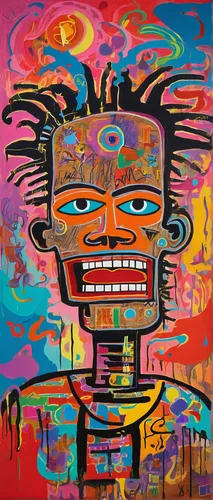 indigenous painting,el salvador dali,afro american,african art,tribal chief,afro-american,primitive man,dali,anasazi,inca face,african man,psychedelic art,shaman,aborigine,abstract cartoon art,anmatjere man,aztec,exploding head,graffiti art,afroamerican,Conceptual Art,Oil color,Oil Color 23