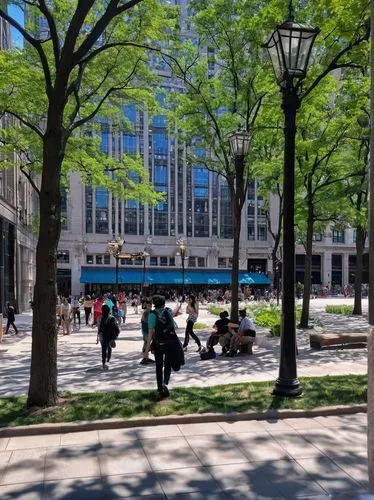 metrotech,juilliard,marunouchi,streeterville,rittenhouse,julliard,damrosch,pedestrianized,shiodome,broadgate,rockefeller plaza,battery park,citycenter,5th avenue,cboe,union square,ballston,omotesando,costanera center,shimbashi,Illustration,Retro,Retro 20