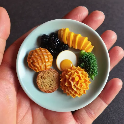 finger food,fruit plate,breakfast plate,danish breakfast plate,cheese plate,hors' d'oeuvres,mini pineapple,food presentation,food platter,salad plate,snack vegetables,small animal food,cheese platter,egg tray,hors d'oeuvre,crudités,small plate,food collage,mini croissants,hands holding plate,Conceptual Art,Fantasy,Fantasy 03