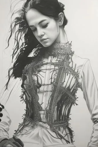 pencil art,pencil drawings,fashion illustration,swath,pencil drawing,charcoal drawing,chalk drawing,lotus art drawing,graphite,embroider,katniss,girl drawing,digital artwork,photo manipulation,pencil 