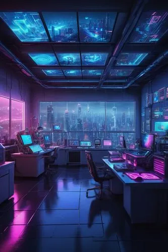 aqua studio,aquarium,computer room,futuristic landscape,aquariums,cyberpunk,sci fi surgery room,ufo interior,scifi,the server room,cyberspace,nightclub,blue room,research station,modern office,futuristic,sci-fi,sci - fi,study room,fish tank,Conceptual Art,Fantasy,Fantasy 16