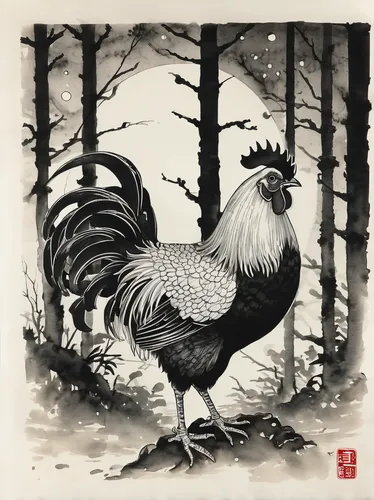 vintage rooster,portrait of a hen,winter chickens,cool woodblock images,phoenix rooster,rooster,hen,landfowl,bantam,pullet,chicken 65,domestic chicken,rooster head,hen-of-the-wood,bird painting,rooster in the basket,the chicken,chickens,fowl,chicken,Illustration,Paper based,Paper Based 30