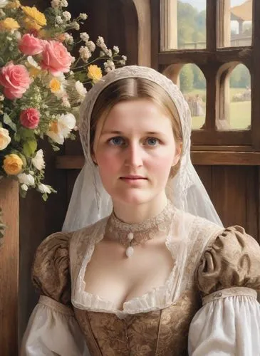 noblewoman,nelisse,victorian lady,blonde in wedding dress,noblewomen,girl in a historic way,fraulein,knightley,scotswoman,chambermaid,clergywoman,portrait of a woman,the bride,bornholmer margeriten,englishwoman,a charming woman,dorota,begums,portrait of a girl,marianske