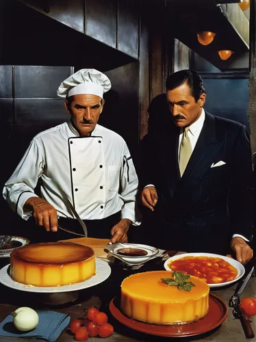 Write a thrilling mystery where a famous chef's secret flan recipe is stolen, and an amateur detective must solve the case.,blancmange,caprese,tomato mozzarella,sicilian cuisine,roma tomatoes,italian 