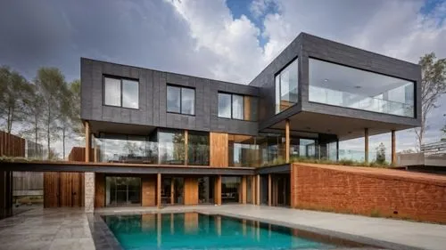 modern house,modern architecture,cube house,cubic house,dunes house,contemporary,residential house,glass facade,modern style,brick house,timber house,luxury property,residential,glass blocks,glass facades,two story house,luxury home,glass wall,corten steel,cube stilt houses