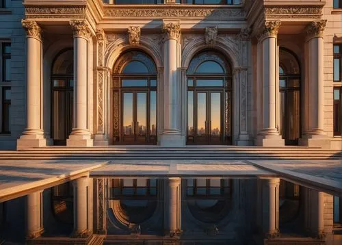 reflecting pool,reflection in water,water reflection,marble palace,columns,reflections in water,palladian,capitols,neoclassical,reflection,egyptian temple,venetian,refleja,reflections,pillars,venetian hotel,water mirror,saintpetersburg,saint petersburg,reflexed,Conceptual Art,Fantasy,Fantasy 32