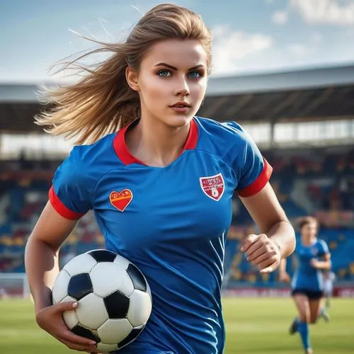 women's football,soccer player,sports girl,sports jersey,athletic,fifa 2018,sports uniform,wall & ball sports,soccer,world cup,sexy athlete,captain marvel,soccer kick,sport,football player,footballer,net sports,children's soccer,sports,soccer ball,Photography,General,Realistic