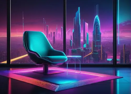 futuristic landscape,club chair,new concept arms chair,futuristic,sky space concept,80's design,3d background,cinema seat,throne,futuristic architecture,art deco background,chairs,chair,cyberspace,cinema 4d,the throne,neon light,ufo interior,neon lights,cyberpunk,Art,Artistic Painting,Artistic Painting 28