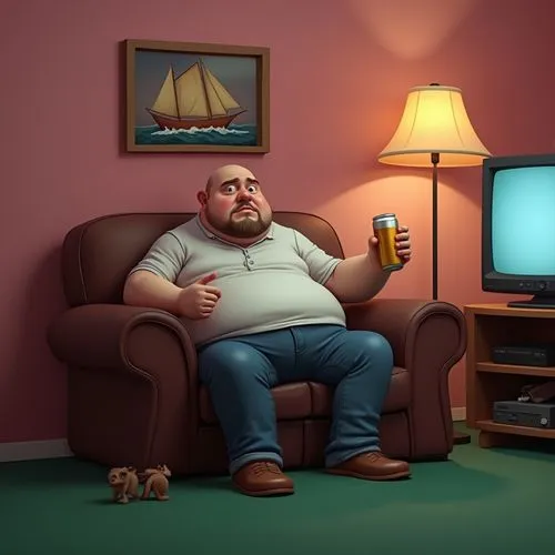 man with a computer,stav,posehn,grubman,overweight,obesity