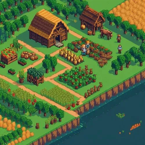 Pixel Art,farms,villages,traditional village,farm set,farmlands,popeye village,farm,autumn theme,knight village,harvest festival,aurora village,farmhouses,mountain village,bee farm,agricultural,rural,