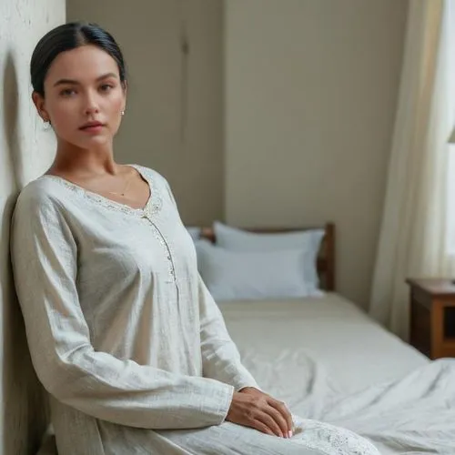 girl in bed,woman on bed,pajamas,hospital gown,linen,bed linen,ao dai,vietnamese woman,pjs,vietnamese,nightgown,asian woman,the girl in nightie,bed,linen heart,long-sleeved t-shirt,bathrobe,china massage therapy,realdoll,depressed woman,Female,Indians,Straight hair,Middle-aged & Elderly,M,Indoor,Bedroom