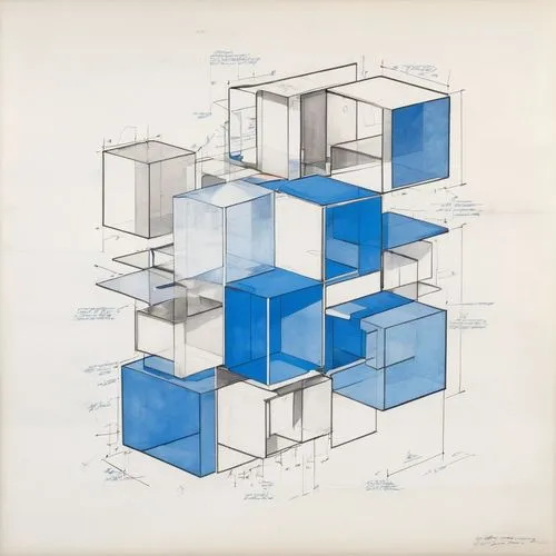 aicher,mondriaan,cubic,hypercube,cubes,rietveld,Unique,Design,Blueprint