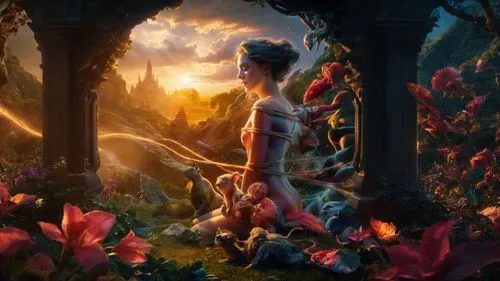 arrietty,faerie,faery,fantasy picture,fairyland,garden of eden