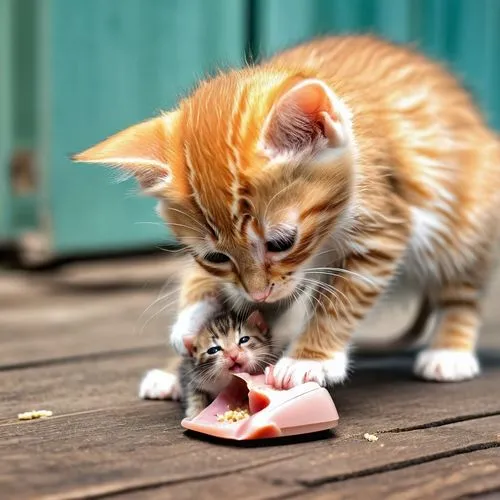 ginger kitten,cats playing,orange tabby cat,orange tabby,stray kitten,nom,Photography,General,Realistic