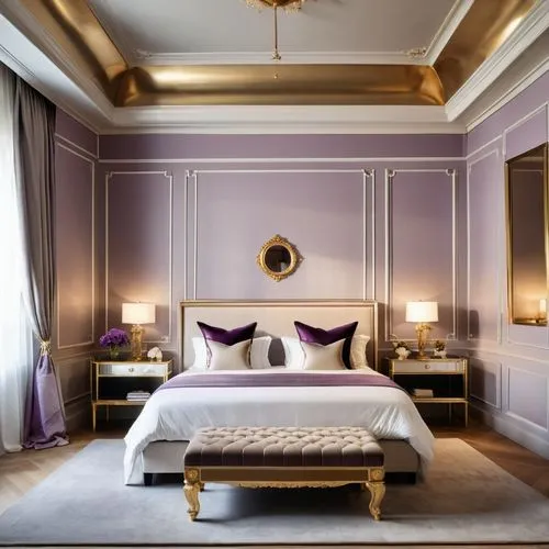 modern decor,contemporary decor,headboards,the purple-and-white,modern room,white with purple,Photography,General,Realistic