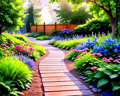 pathway,summer border,flower garden,wooden path,nature garden,flower border,walkway,splendor of flowers,garden fence,garden bench,flower borders,cottage garden,floral border,to the garden,landscape designers sydney,flower bed,landscape background,home landscape,garden flowers,gardens,Unique,Design,Blueprint