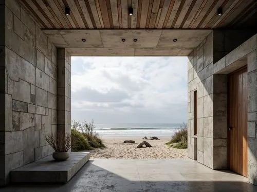 asilomar,amanresorts,beach hut,beach house,dunes house,window with sea view,wooden door,entryways,oceanfront,breezeway,boatshed,doorways,arniston,doorway,wood and beach,summer house,beachfront,the threshold of the house,horizontality,alcove