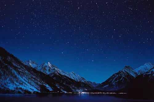 Describe a passionate smooch under a starry night sky.,seton lake,morskie oko,starry sky,starry night,gokyo ri,glacier bay,night stars,bernese oberland,lake geneva,lake minnewanka,alaska,hintersee,sta