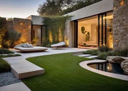 landscape design sydney,landscaped,landscape designers sydney,garden design sydney,artificial grass,zen garden,golf lawn,landscaping,xerfi,turf roof,green lawn,xeriscaping,backyard,roof landscape,courtyard,outdoor furniture,grass roof,travertine,backyards,dunes house,Illustration,Realistic Fantasy,Realistic Fantasy 40