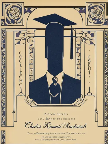 cd cover,mortarboard,graduate,academic certificate,diploma,graduated cylinder,graduate hat,book cover,graduate silhouettes,cover,certificate,choral book,graduation,certificates,admission,album cover,wedding invitation,howard university,graduation cap,academic dress,Illustration,Retro,Retro 05