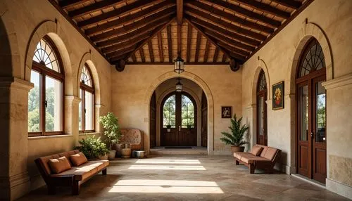 narthex,vaulted ceiling,clerestory,cloistered,hala sultan tekke,entryway,wooden beams,porch,cloister,alcove,monastic,cloisters,interior decor,foyers,wayside chapel,sanctuary,entryways,inglenook,interiors,lobby