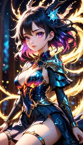 fire angel,fire background,dancing flames,aura,ganai,fantasia,fire poi,cg artwork,wiz,azalea,kayano,fire lily,fire siren,rem in arabian nights,celestial chrysanthemum,luminous,chariot,fire artist,radiant,sword lily,Anime,Anime,Cartoon