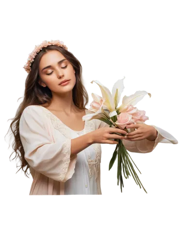 saint therese of lisieux,flower crown of christ,the prophet mary,divine healing energy,patroness,maronite,mama mary,holy communion,purity,imbolc,christlike,ewtn,holy spirit,urantia,rose of sharon,jessamine,star of bethlehem,eastertide,consecrating,holding flowers,Photography,Documentary Photography,Documentary Photography 08