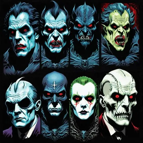 bizarros,villains,madhouses,nightbreed,frankensteins,munsters,Illustration,Realistic Fantasy,Realistic Fantasy 46