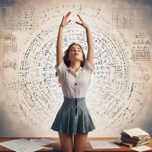 girl studying,tutor,curriculum,mathematics,physicist,differential calculus,academic,divination,correspondence courses,teacher,scholar,school skirt,examination,science education,cryptography,astrology,conceptual photography,tutoring,education,calculating paper,Conceptual Art,Fantasy,Fantasy 02