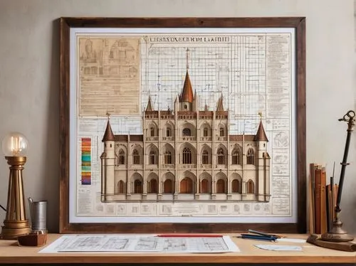 stephansdom,framed paper,bargello,ulm minster,reichstadt,pencil frame,city of münster,duomo di milano,scriptorium,sagrada,crayon frame,conciergerie,duomo,gothic church,dracula's birthplace,cosmographia,frame drawing,watercolor frame,machaut,neogothic,Illustration,Realistic Fantasy,Realistic Fantasy 42