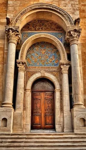 church door,main door,pienza,valletta,front door,mdina,noto,birgu,sicily window,portal,chiesa di sant' ignazio di loyola,albertrani,the façade of the,doorway,caltagirone,palermo,entranceway,celsus library,lecce,teruel,Illustration,Paper based,Paper Based 24