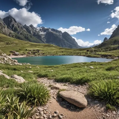 alpine lake,alpine landscape,oeschinen lake,lago di carezza,glacial lake,seealpsee,schrecksee,alpsee,lake forggensee,tatra mountains,alpine region,heaven lake,lago federa,schmalensee,starnberger lake,pyrenees,high mountain lake,mountain spring,south tyrol,landscape mountains alps,Photography,General,Realistic