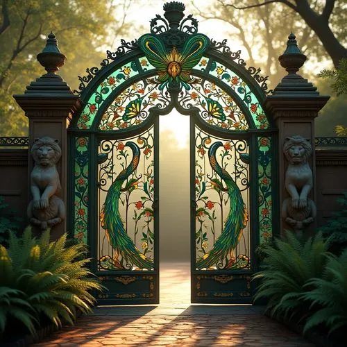 garden door,wood gate,gate,iron gate,gateway,gated,entrada,iron door,art nouveau frame,front gate,farm gate,doorways,gates,fence gate,entranceways,metal gate,wooden door,archways,metallic door,art nouveau frames,Photography,General,Realistic