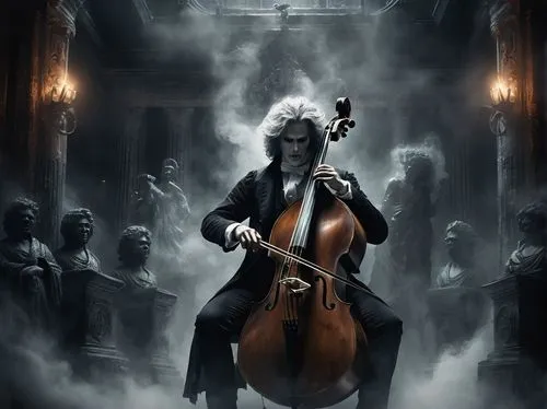 cellist,cello,concertmaster,octobass,orchestra,violinist,symphony orchestra,violin player,violoncello,philharmonic orchestra,violist,orchestral,violinist violinist,solo violinist,violin,symphony,orchesta,playing the violin,bass violin,violinists,Conceptual Art,Fantasy,Fantasy 02