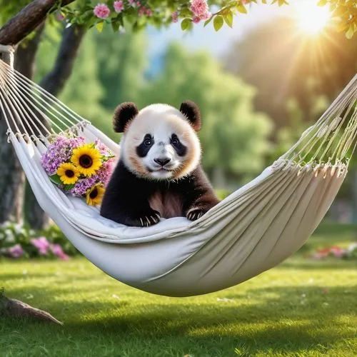 hanging panda,hammock,little panda,hammocks,kawaii panda,panda cub,baby panda,pandas,panda,pandurevic,pandita,panda bear,kawaii panda emoji,beibei,pandua,garden swing,pancham,lazing around,pandabear,puxi,Photography,General,Realistic