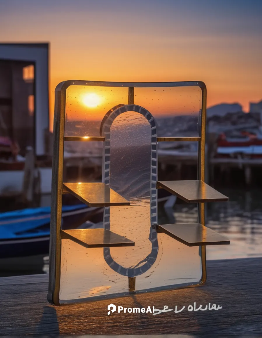 lens reflection,decorative frame,trivet,exterior mirror,circle shape frame,reflector,mirror frame,plexiglass,glass series,parabolic mirror,place card holder,square bokeh,copper frame,sun reflection,ol