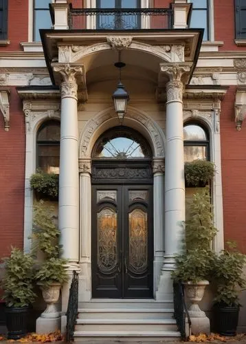 brownstone,brownstones,front door,entryway,house entrance,entranceway,henry g marquand house,italianate,portico,main door,front gate,entrances,fieldston,the threshold of the house,front porch,homes for sale in hoboken nj,doorway,ditmas,entryways,driehaus,Illustration,Black and White,Black and White 02