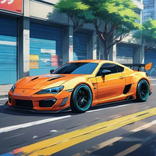 exige,nsx,repnin,boxster,saleen,3d car wallpaper,Illustration,Japanese style,Japanese Style 03