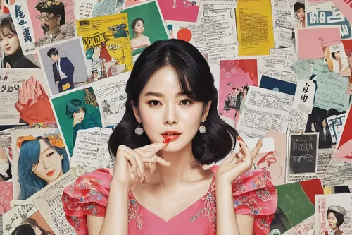 samcheok times editor,lotte,spy visual,korean drama,songpyeon,mt seolark,kdrama,girl-in-pop-art,korean culture,oriental girl,effect pop art,kimjongilia,magazine,jangdokdae,red string,crab stick,gain,oriental princess,magazine cover,pop art effect,Illustration,Black and White,Black and White 25