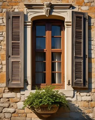 window with shutters,sicily window,window with grille,wooden windows,wooden shutters,wood window,french windows,window front,shutters,pienza,fenestration,window,old windows,wooden facade,old window,exterior decoration,front window,window frames,encasements,rustication,Art,Classical Oil Painting,Classical Oil Painting 38