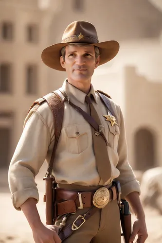 sheriff,indiana jones,park ranger,el capitan,american frontier,rifleman,wild west,gunfighter,sheriff car,anzac,western film,sinai,the sandpiper general,brown hat,chief cook,western riding,buckskin,sombrero mist,western,scout,Photography,Cinematic