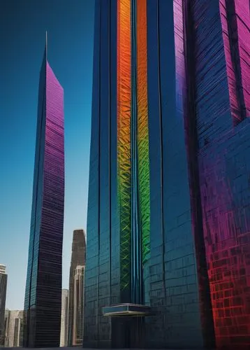 triforium,prisms,bifrost,transamerican,prism,dubia,barad,rainbow bridge,rainbow pencil background,abstract rainbow,glass building,antiprisms,enron,azrieli,colorful light,rainbow colors,rainbow jazz silhouettes,spectrum,colorful city,tallest hotel dubai,Conceptual Art,Daily,Daily 19