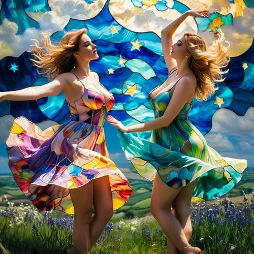 sundresses,colorful balloons,photoshop manipulation,swirlgirls,beautiful photo girls,rainbow butterflies,Unique,Paper Cuts,Paper Cuts 08