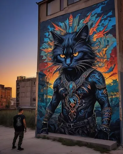 alleycat,roa,graffiti art,streetart,bulgakov,street cat,street artists,fenrir,street art,welin,firecat,street artist,cat warrior,alley cat,grafite,montpellier,urban street art,felino,urban art,cat greece,Conceptual Art,Graffiti Art,Graffiti Art 10