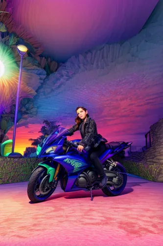 motorcycle tour,motorcycling,motorbike,ride,biker,3d background,motorcycle,motorcyclist,motorcycles,motorcycle racer,bullet ride,motorcycle tours,digital compositing,rainbow background,party bike,yamaha r1,black motorcycle,photographic background,motor-bike,heavy motorcycle