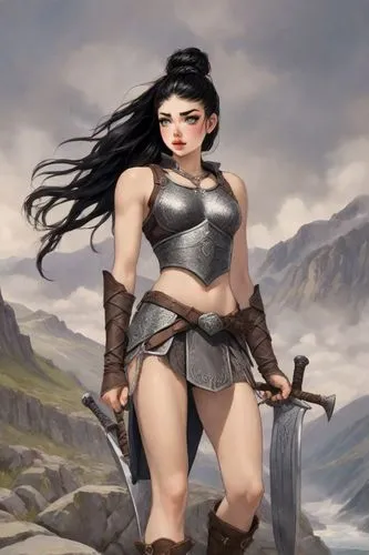 female warrior,yavana,kushana,warrior woman,mulan,mervat,Digital Art,Classicism