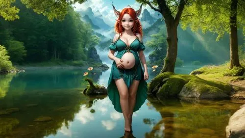 faerie,water nymph,fantasy picture,titania,fae,rusalka