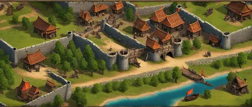 medieval strategy game, Age of Empires II, cross-platform play, diverse civilizations, real-time strategy, multiplayer online battle, historical campaigns, castle siege, archers firing, knights chargi